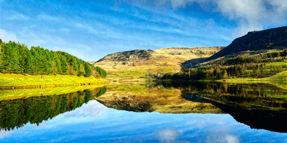 A picture of Dovestone Reservoir