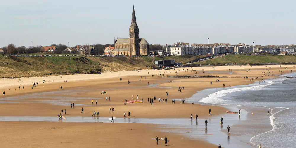 A picture of Tynemouth beach
